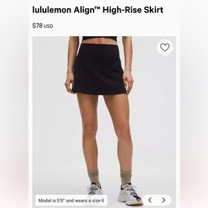 Lululemon skirt